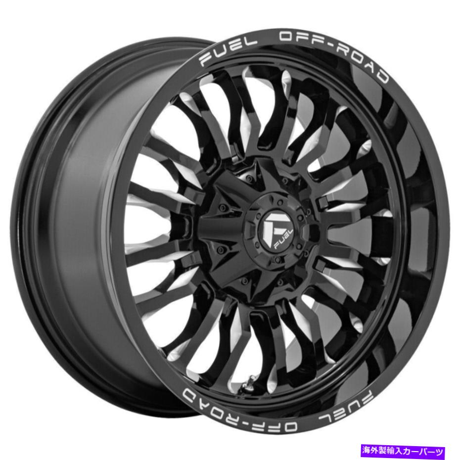 ホイール　４本セット 燃料D795アーク20x9 5x5.5/5x139.7/5x150 1グロスブラックミリングホイール（4）110.1 20 \