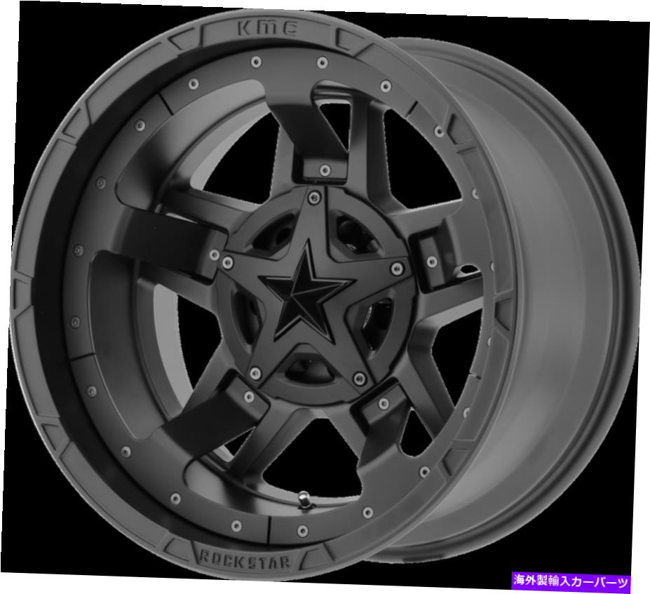 ホイール 4本セット XD XD827 Rockstar III 20x9 5x5/5x127/5x135 -12マットブラックホイール(4)87.1 20 "in XD XD827 Rockstar III 20x9 5x5/5x127/5x135 -12 Matte Black Wheels(4) 87.1 20" in【並行輸入品】|Us Custom Parts Shop USDM