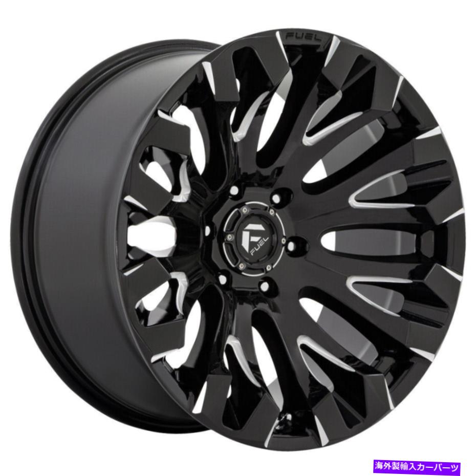 ホイール　４本セット Fuel D828 Quake 20x10 5x5.5/5x139.7 -18 Gloss Black Milled Wheels（4）78.1 20 \