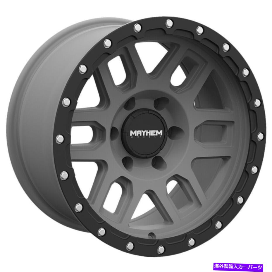 ホイール　４本セット Mayhem 8304 Delta 20x9 8x170 -12 Gunmetal Black Wheels（4）125.2 20 "インチリム Mayhem 8304 Delta 20x9 8x170 -12 Gunmetal Black Wheels(4) 125.2 20" inch Rims【並行輸入品】｜Us Custom Parts Shop USDM