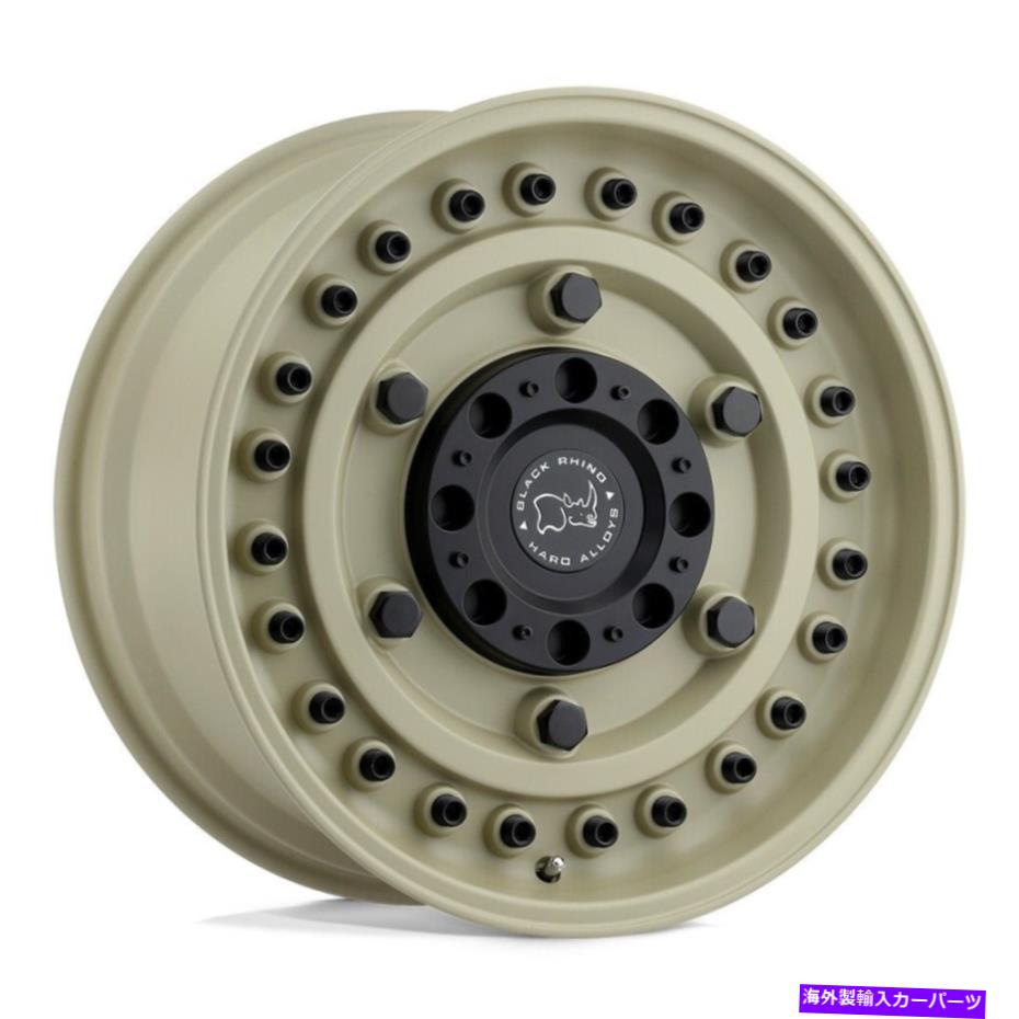 ホイール 4本セット Black Rhino Armory 18x9.5 0x0 -18砂漠の砂輪(4)72.56 18 \