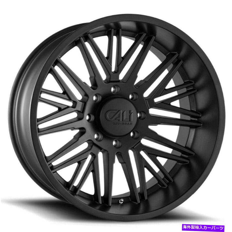 ホイール　４本セット Cali Off -Road 9109 Rawkon 20x12 6x5.5/6x139.7 -54マットブラックホイール（4）106 20 " Cali Off-Road 9109 Rawkon 20x12 6x5.5/6x139.7 -54 Matte Black Wheels(4) 106 20"【並行輸入品】｜Us Custom Parts Shop USDM