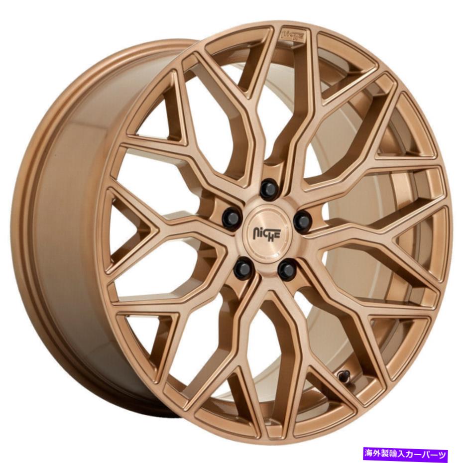 ホイール　４本セット ニッチM263 Mazzanti 20x9 5x112 27ブロンズブラシホイール（4）66.56 20 \