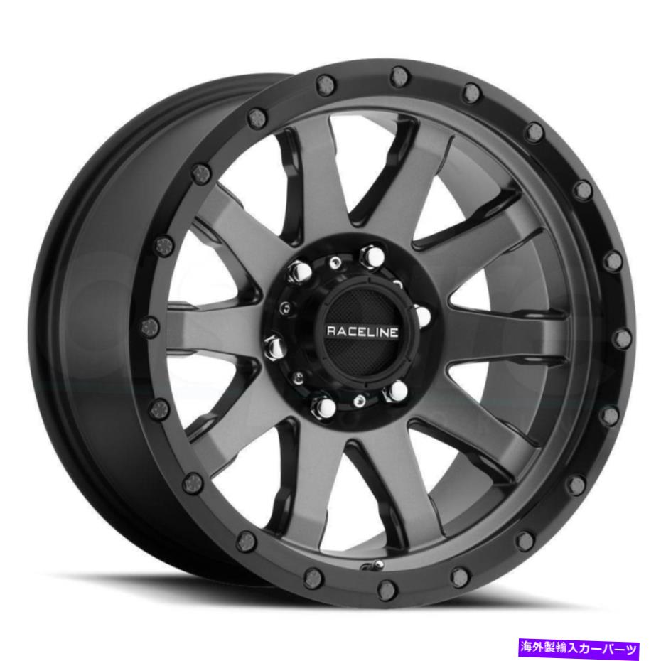ホイール 4本セット Raceline 934g Clutch 20x9 5x150 18ガンメタルホイール(4)110.3 20 "インチリム Raceline 934G Clutch 20x9 5x150 18 Gun Metal Wheels(4) 110.3 20" inch Rims【並行輸入品】|Us Custom Parts Shop USDM