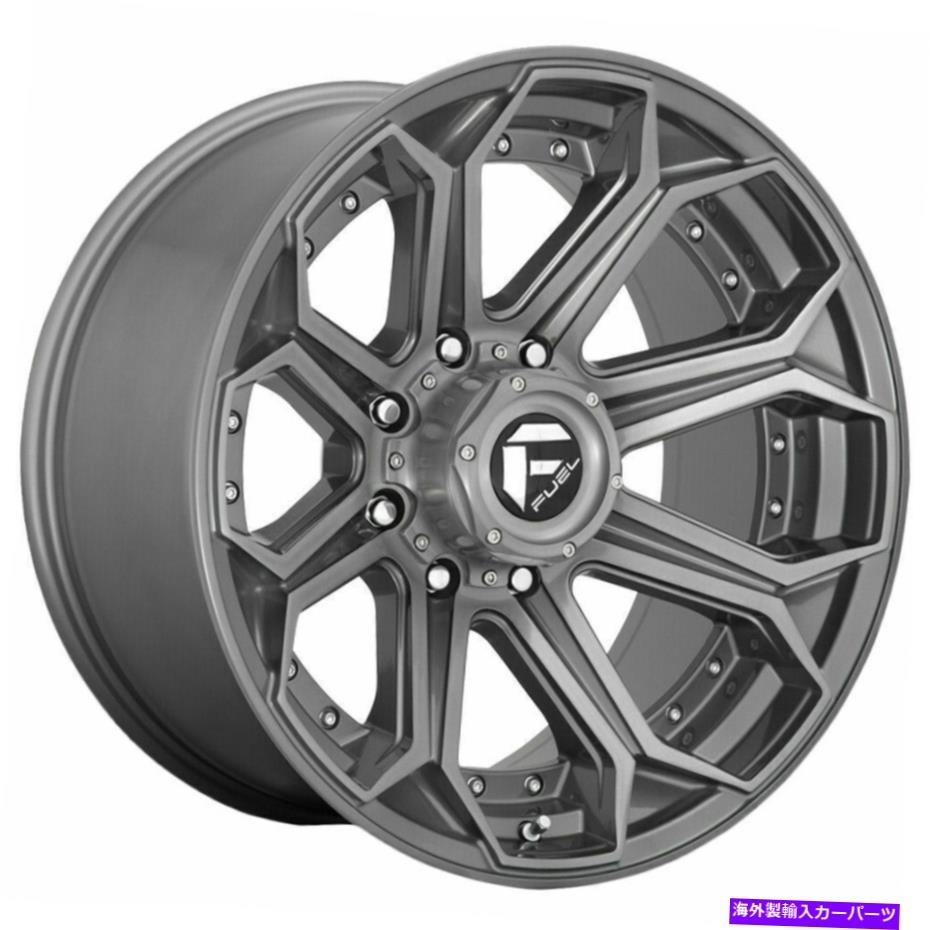 ホイール　４本セット Fuel D705 Siege 20x9 6x135 20ブラシ付きガンメタル色合いのホイール（4）87.1 20 \