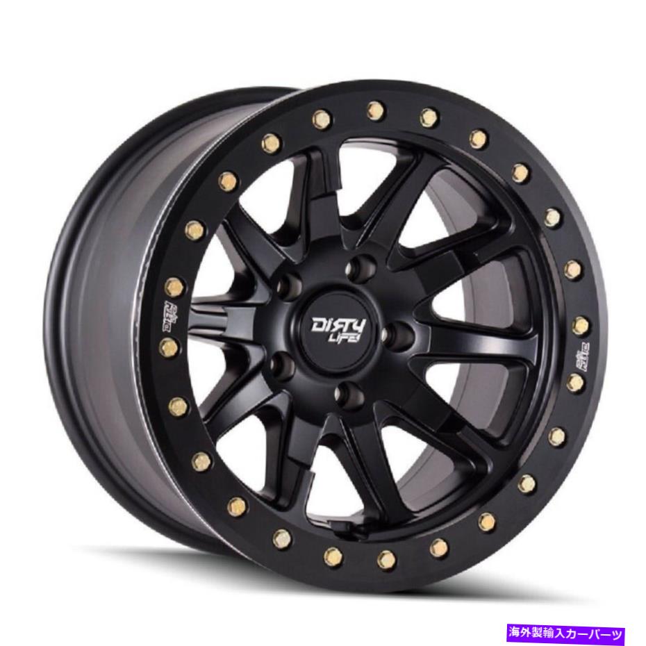 ホイール　４本セット Dirty Life 9304 DT -2 17x9 5x5/5x127 -38ブラックWリングホイール（4）78.1 17 \