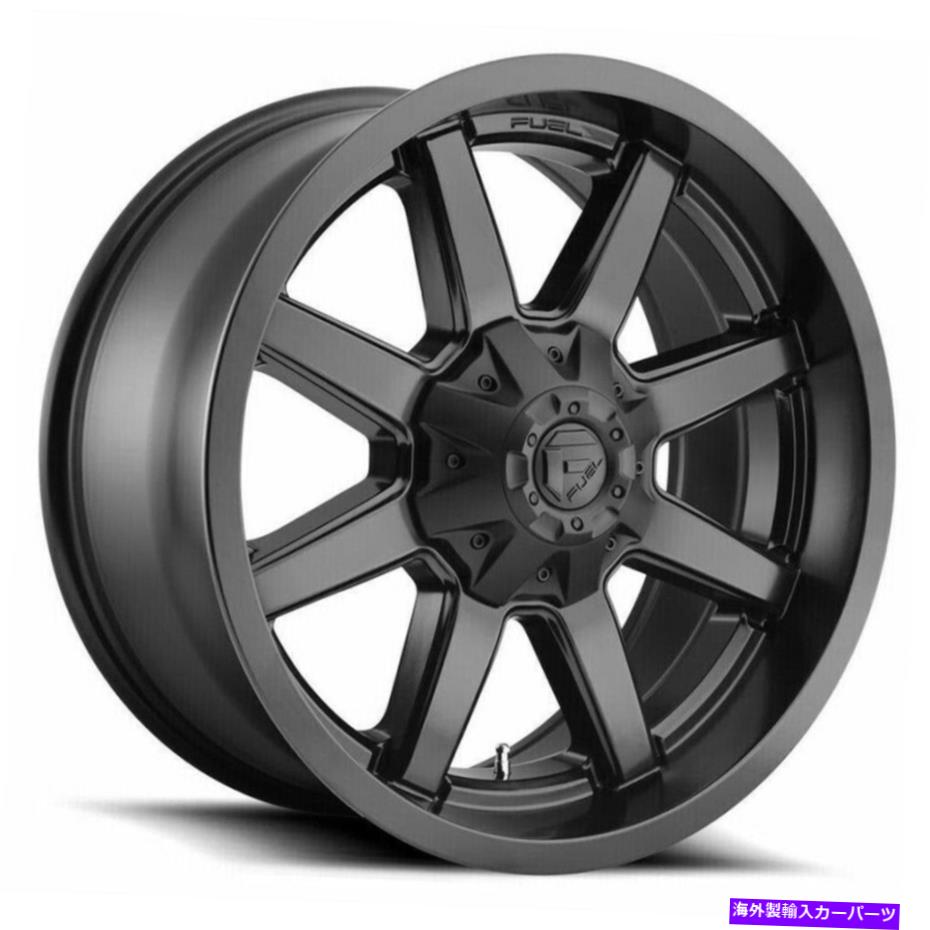 ホイール　４本セット 燃料D436マーベリック20x10 8x170 -18マットブラックホイール（4）125.1 20インチリム Fuel D436 Maverick 20x10 8x170 -18 Matte Black Wheels(4) 125.1 20\