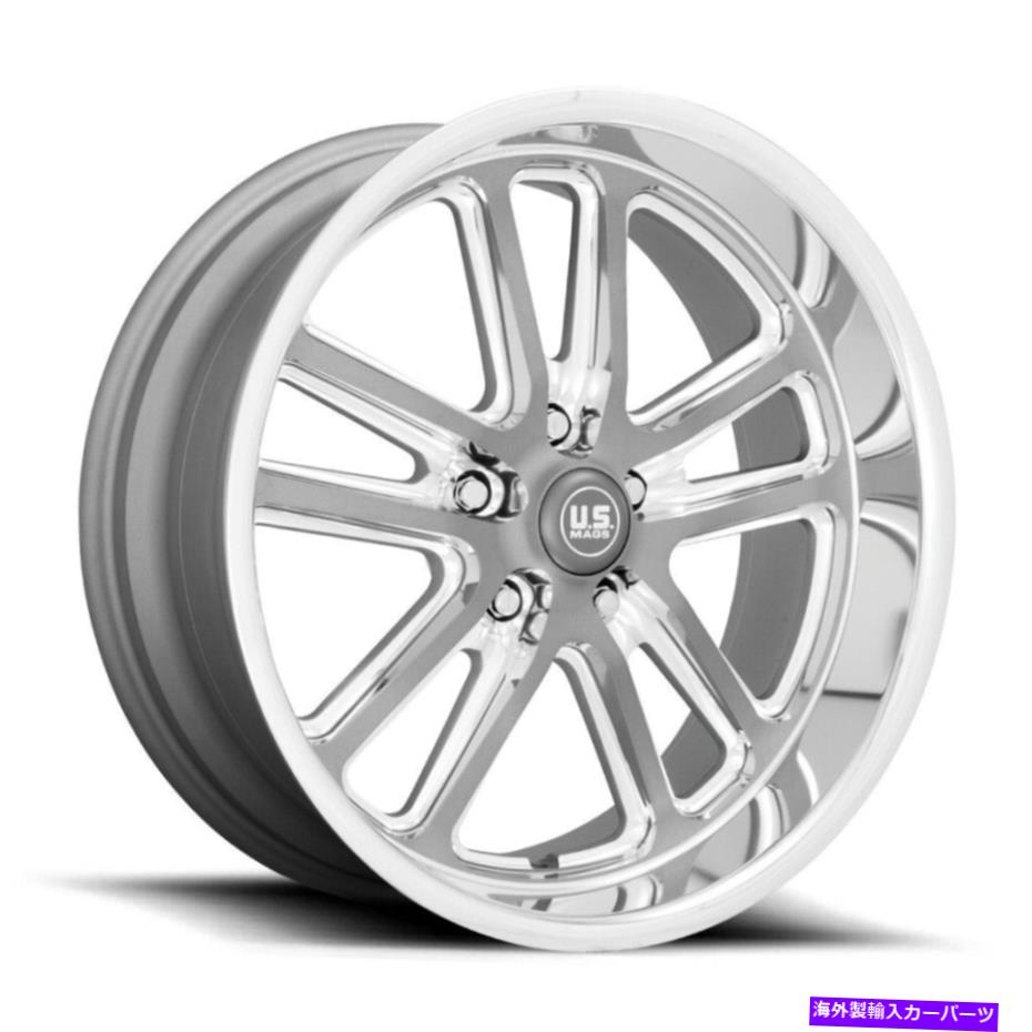 ホイール　４本セット US Mags U130 Bullet 22x9 5x5/5x127 1ガンメタル製粉ホイール（4）78.1 22 "インチRI US Mags U130 Bullet 22x9 5x5/5x127 1 Gun Metal Milled Wheels(4) 78.1 22" inch Ri【並行輸入品】｜Us Custom Parts Shop USDM 370,953円