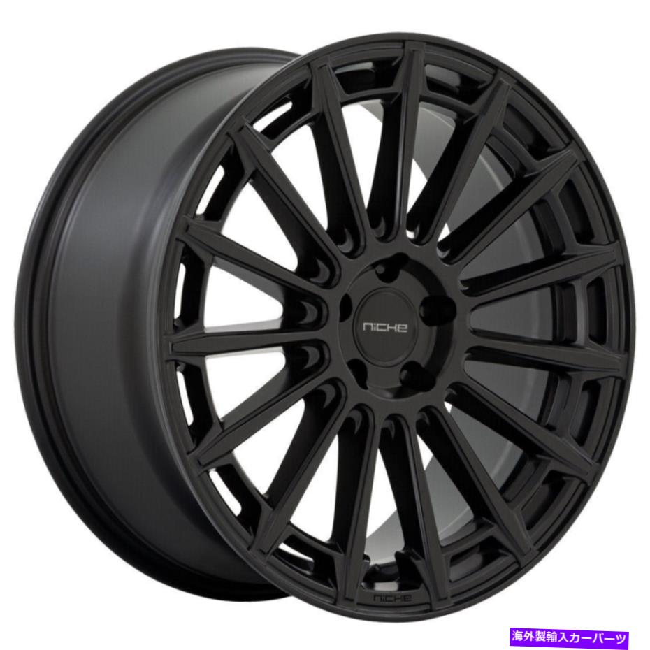 ホイール　４本セット ニッチM274 Amalfi 20x9/20x10.5 5x112 38/40マットブラックホイール（4）66.56 20 "インチ Niche M274 Amalfi 20x9/20x10.5 5x112 38/40 Matte Black Wheels(4) 66.56 20" inch【並行輸入品】｜Us Custom Parts Shop USDM