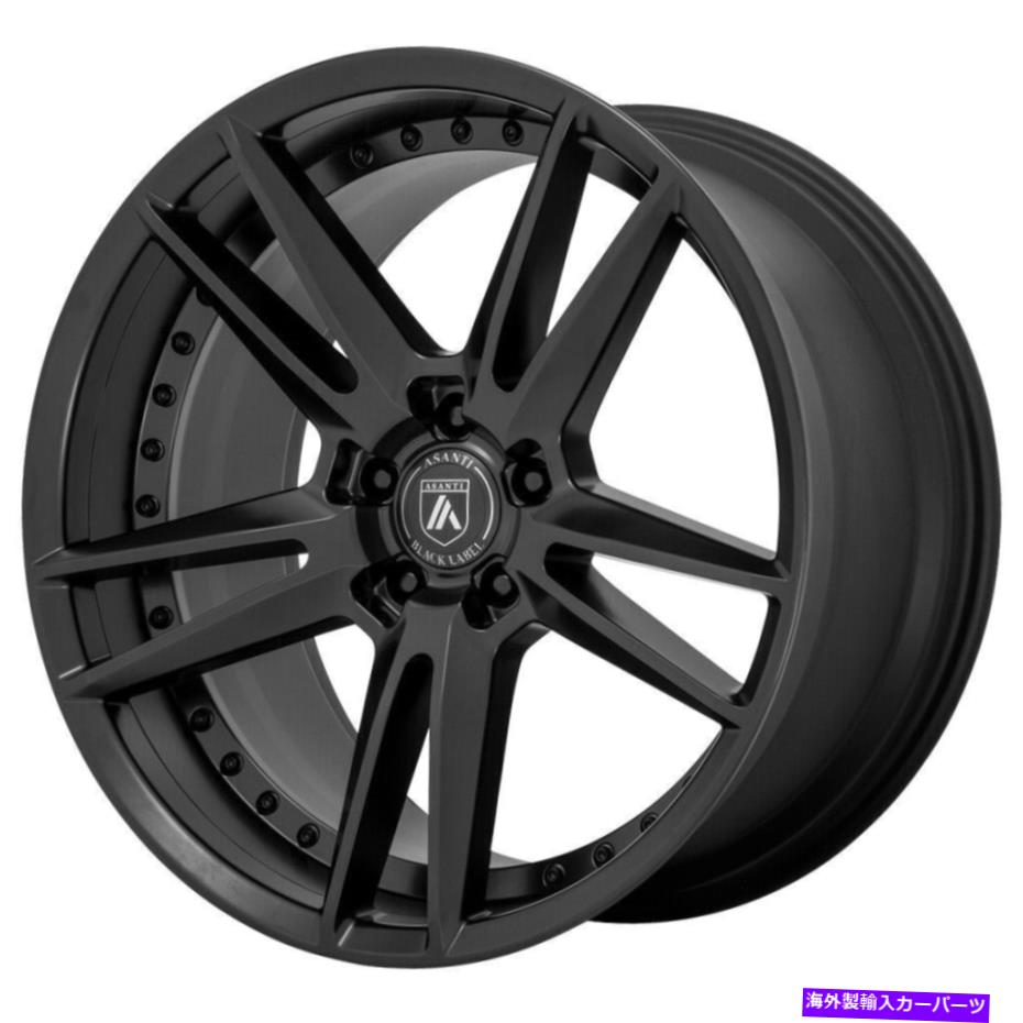 ホイール　４本セット Asanti Black Abl33治世20x9/20x10.5 5x112 35/38サテンブラックホイール（4）72.56 20 Asanti Black ABL33 Reign 20x9/20x10.5 5x112 35/38 Satin Black Wheels(4) 72.56 20【並行輸入品】