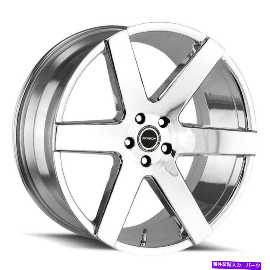 ホイール　４本セット Strada S60 Coda 22x9.5 5x120 25クロムホイール（4）72.6 22 \