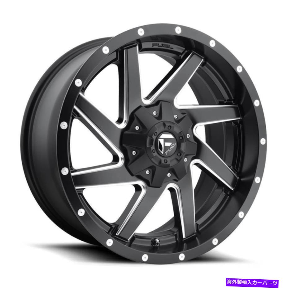 ホイール　４本セット Fuel D594 Renegade 20x10 8x6.5/8x165.1 -18マットブラックミリングホイール（4）125.1 20 Fuel D594 Renegade 20x10 8x6.5/8x165.1 -18 Matte Black Milled Wheels(4) 125.1 20【並行輸入品】｜Us Custom Parts Shop USDM 825,660円