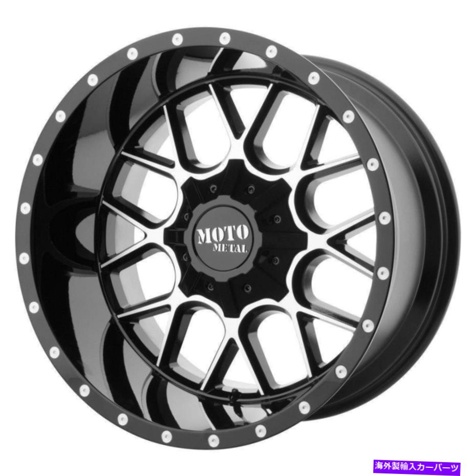 ホイール　４本セット Moto Metal Mo986 Siege 22x10 5x5.5/5x139.7 -18ブラックマシンホイール（4）78.1 22 \