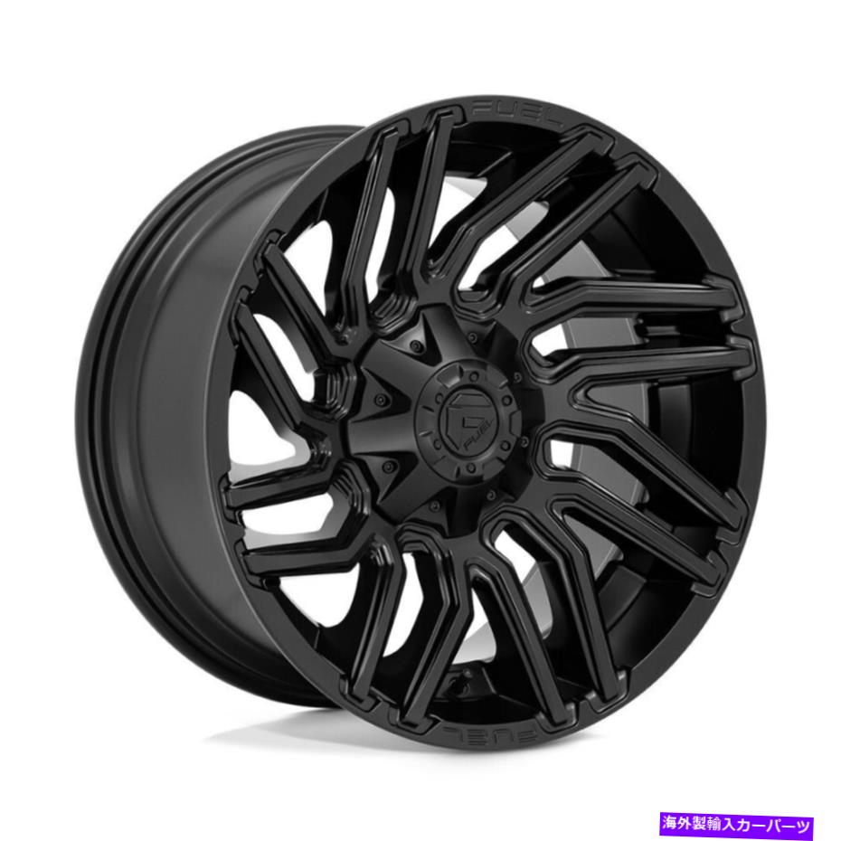 ホイール　４本セット 燃料D775台風20x10 8x170 -18マットブラックホイール（4）125.1 20インチリム Fuel D775 Typhoon 20x10 8x170 -18 Matte Black Wheels(4) 125.1 20\