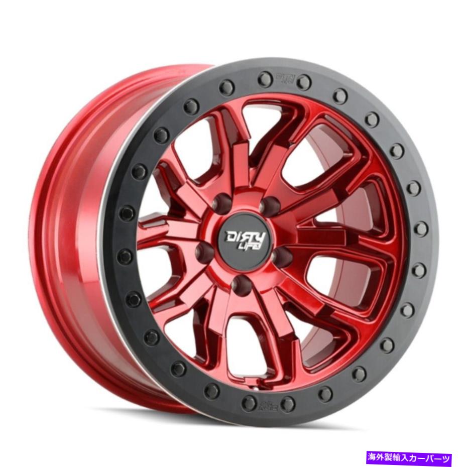 ホイール　４本セット Dirty Life 9303 DT -1 17x9 6x135 -38レッドホイール（4）87.1 17 "インチリム Dirty Life 9303 Dt-1 17x9 6x135 -38 Red Wheels(4) 87.1 17" inch Rims【並行輸入品】｜Us Custom Parts Shop USDM