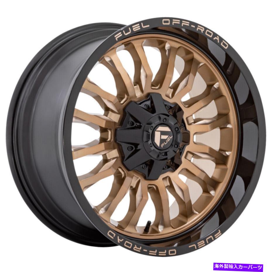 ホイール　４本セット 燃料D797アーク20x10 8x180 -18ブロンズブラックリップホイール（4）124.2 20 \
