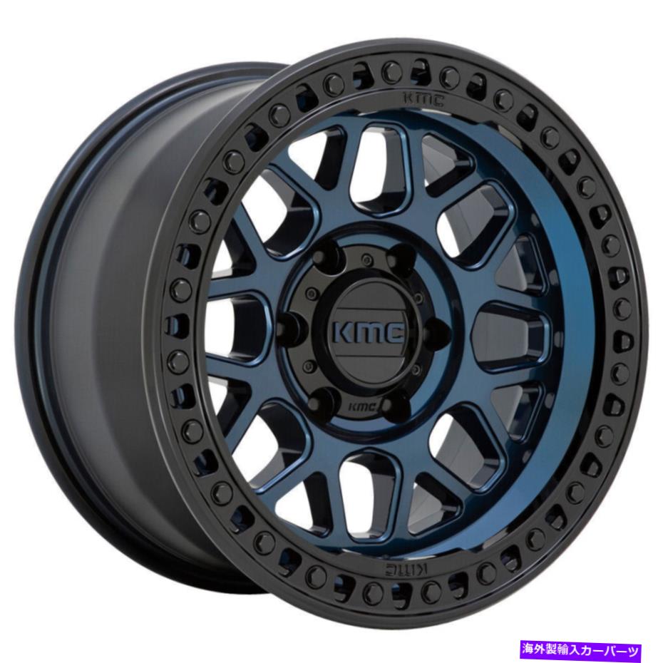 ホイール　４本セット KMC KM549 GRS 20x9 6x5.5/6x139.7 18ブルーブラックホイール（4）106.1 20 "インチリム KMC KM549 Grs 20x9 6x5.5/6x139.7 18 Blue Black Wheels(4) 106.1 20" inch Rims【並行輸入品】｜Us Custom Parts Shop USDM