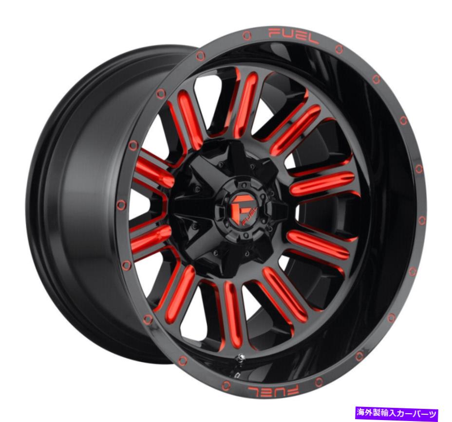 ホイール　４本セット 燃料D621ハードライン20x10 6x135/6x5.5/6x139.7 -19グロスブラックレッドティントホイール（4） Fuel D621 Hardline 20x10 6x135/6x5.5/6x139.7 -19 Gloss Black Red Tint Wheels(4)【並行輸入品】｜Us Custom Parts Shop USDM