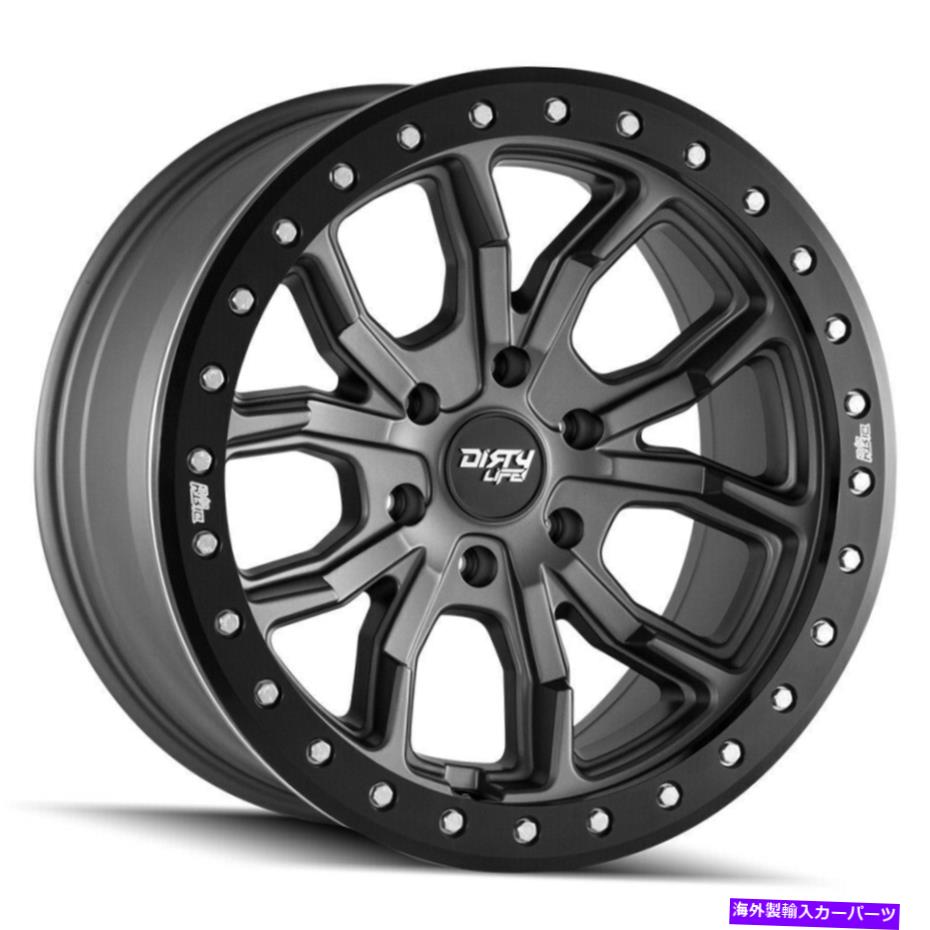 ホイール　４本セット Dirty Life 9303 DT -1 17x9 5x5/5x127 -12ガンメタルホイール（4）78.1 17 "インチリム Dirty Life 9303 Dt-1 17x9 5x5/5x127 -12 Gunmetal Wheels(4) 78.1 17" inch Rims【並行輸入品】｜Us Custom Parts Shop USDM