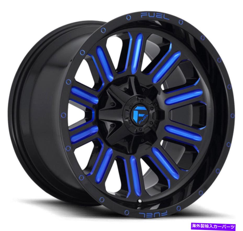 ホイール 4本セット 燃料D646ハードライン20x10 6x135/6x5.5/6x139.7 -19グロスブラックブルーティントホイール(4) Fuel D646 Hardline 20x10 6x135/6x5.5/6x139.7 -19 Gloss Black Blue Tint Wheels(4)【並行輸入品】|Us Custom Parts Shop USDM