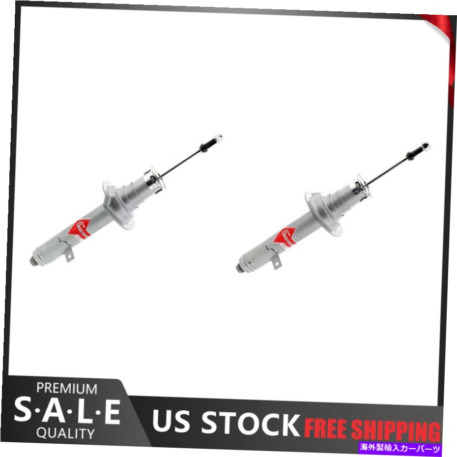 サスペンション AWDのみ！ 2 KYBフロント左+右ストラットショック吸収剤ダンパーレクサスGS350 AWD ONLY! 2 KYB Front Left+Right Struts Shocks Absorbers Dampers for Lexus GS350【並行輸入品】
