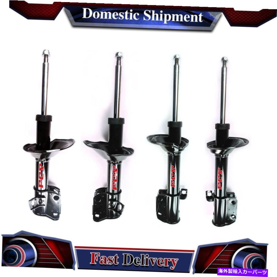 サスペンション 4x FCSフロントリア左右サスペンションストラットセット1993-2001スバルインプレッサ 4X FCS Front Rear Left Right Suspension Strut Set For 1993-2001 Subaru Impreza【並行輸入品】