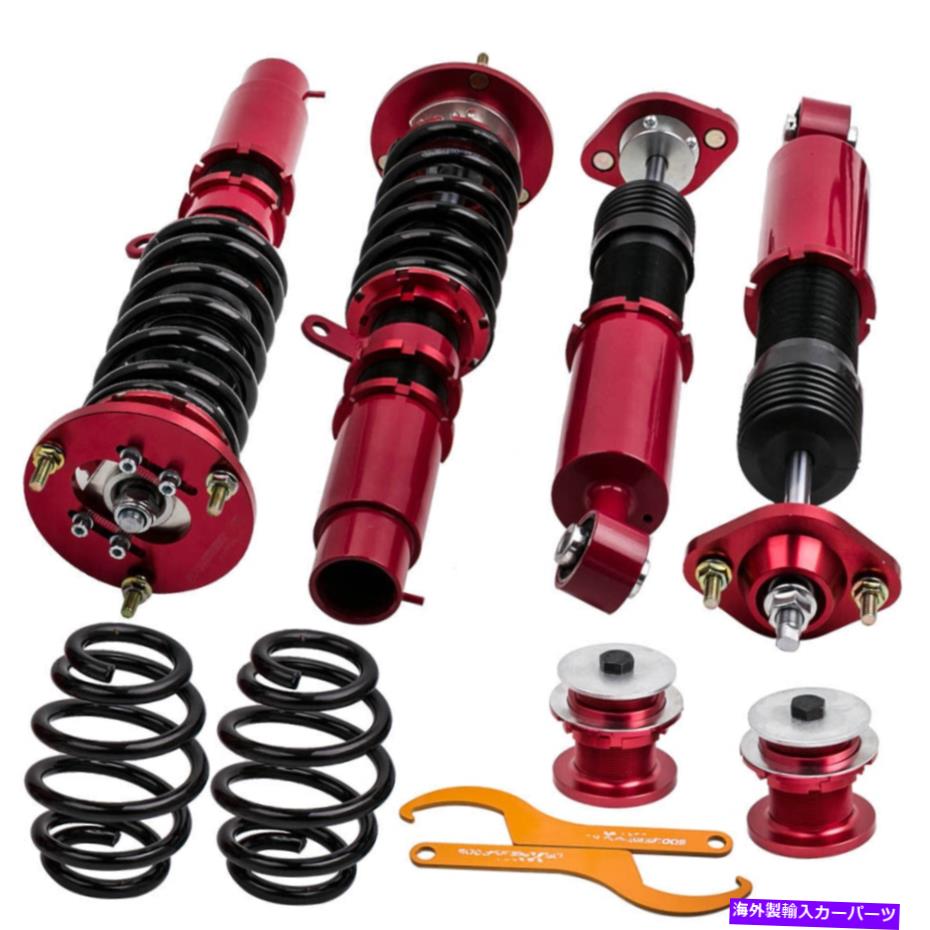 サスペンション コイルオーバーキットフィットBMW E46 3シリーズ325CI 328i 325iコイルストラットショックサスペンション Coilovers Kit Fit BMW E46 3 Series 325Ci 328i 325i Coil Struts Shock Suspension【並行輸入品】