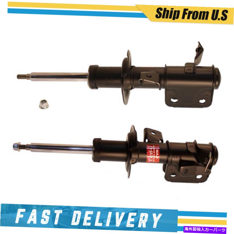 サスペンション KYBサスペンションストラット2 PCSフロント左、2013年から2015年のSCION FR-S_XJの前部右 KYB Suspension Strut 2 pcs Front Left ,Front Right for 2013-2015 SCION FR-S_XJ【並行輸入品】