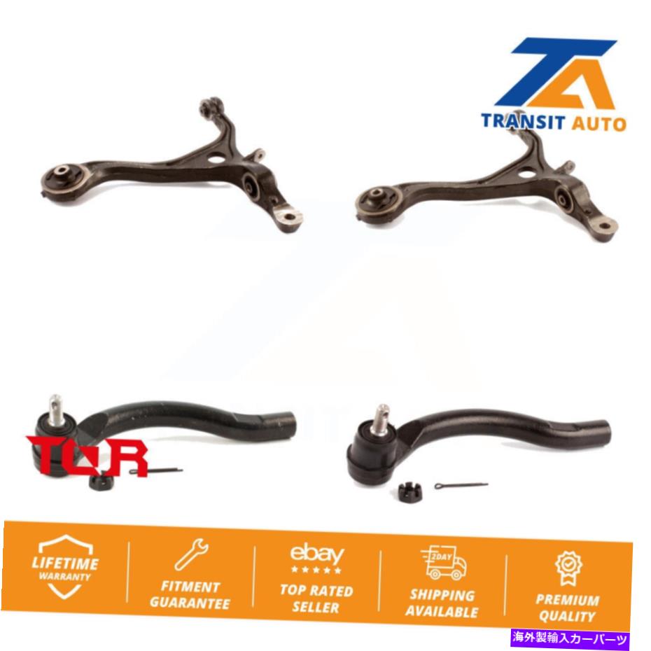 サスペンション フロントサスペンションコントロールアームおよびホンダアコードアキュラTSX用のタイロッドエンドキット Front Suspension Control Arm And Tie Rod End Kit For Honda Accord Acura TSX【並行輸入品】