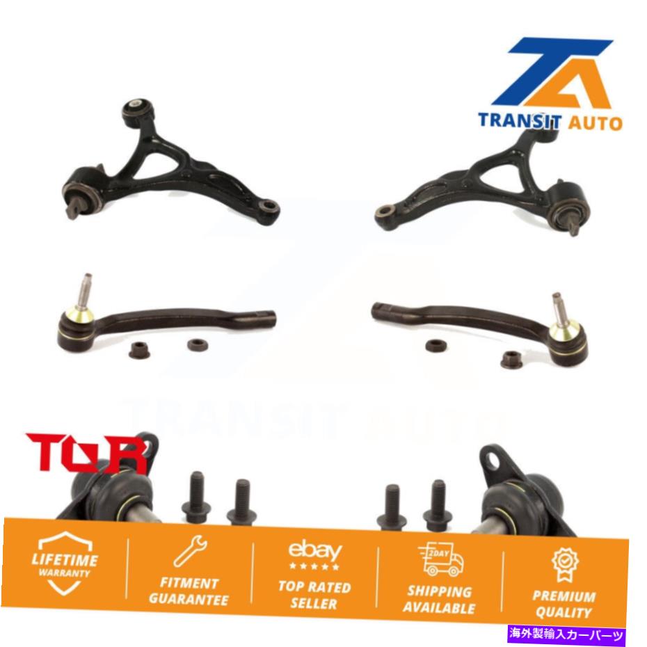 サスペンション ボルボXC90用のフロントサスペンションコントロールアームタイロッドエンドとボールジョイントキット（6PC） Front Suspension Control Arm Tie Rod End And Ball Joint Kit (6Pc) For Volvo XC90【並行輸入品】