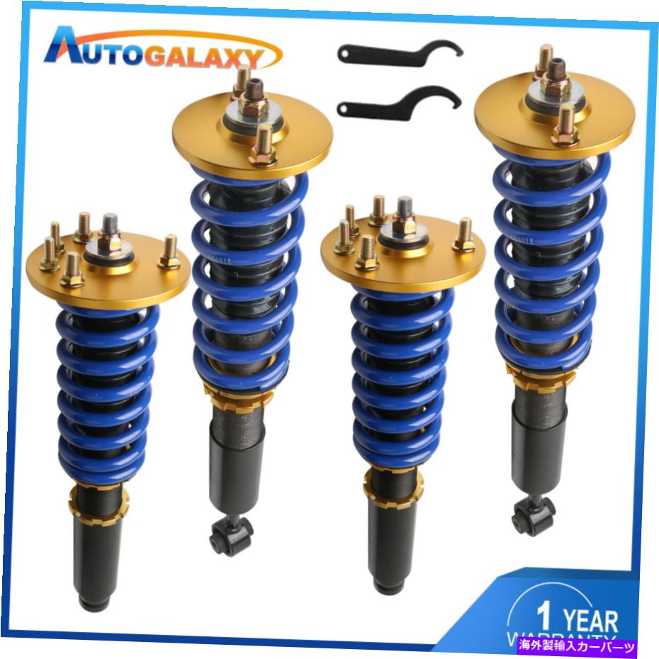 サスペンション セット（4）ホンダのコイルオーバーサスペンションストラットショック98-02アコード99-03 ACURA TL CL Set(4) Coilover Suspension Strut Shocks For Honda 98-02 Accord 99-03 Acura TL CL【並行輸入品】