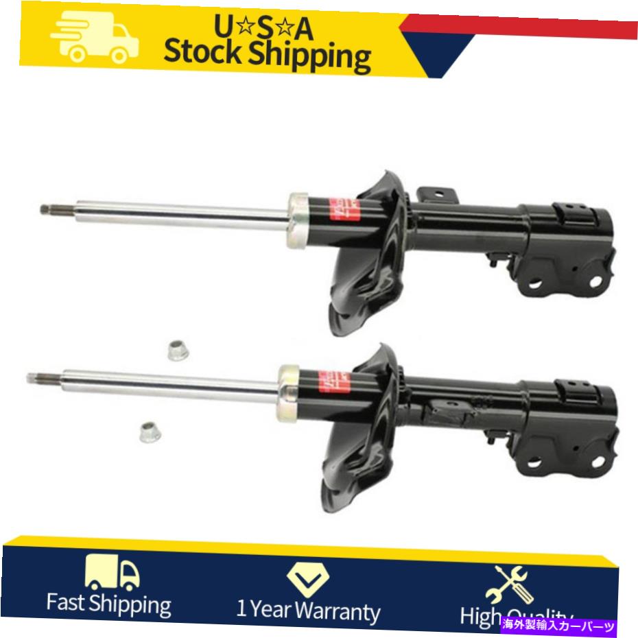 サスペンション 2008年から2014年の三菱ランサーのフロントKYBサスペンションストラットとショックとストラット Front KYB Suspension Strut & Shocks and Struts For 2008-2014 Mitsubishi Lancer【並行輸入品】 107,025円