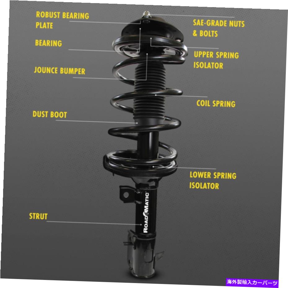 サスペンション サスペンションストラットとコイルスプリングアセンブリフロントモンロー182321 Suspension Strut and Coil Spring Assembly Front Monroe 182321【並行輸入品】