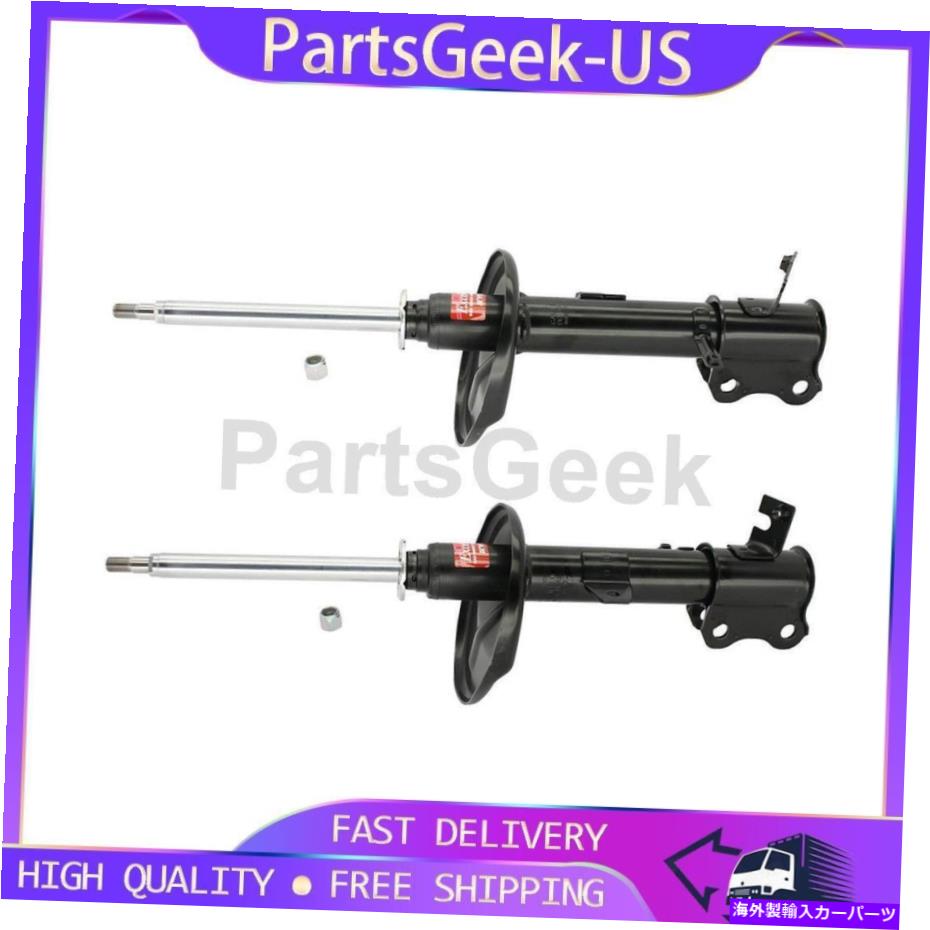 サスペンション 2xリアサスペンションストラットKYBショック＆ストラットに適合するトヨタハイランダー2001-2003 2x Rear Suspension Strut KYB Shocks & Struts fits Toyota Highlander 2001-2003【並行輸入品】