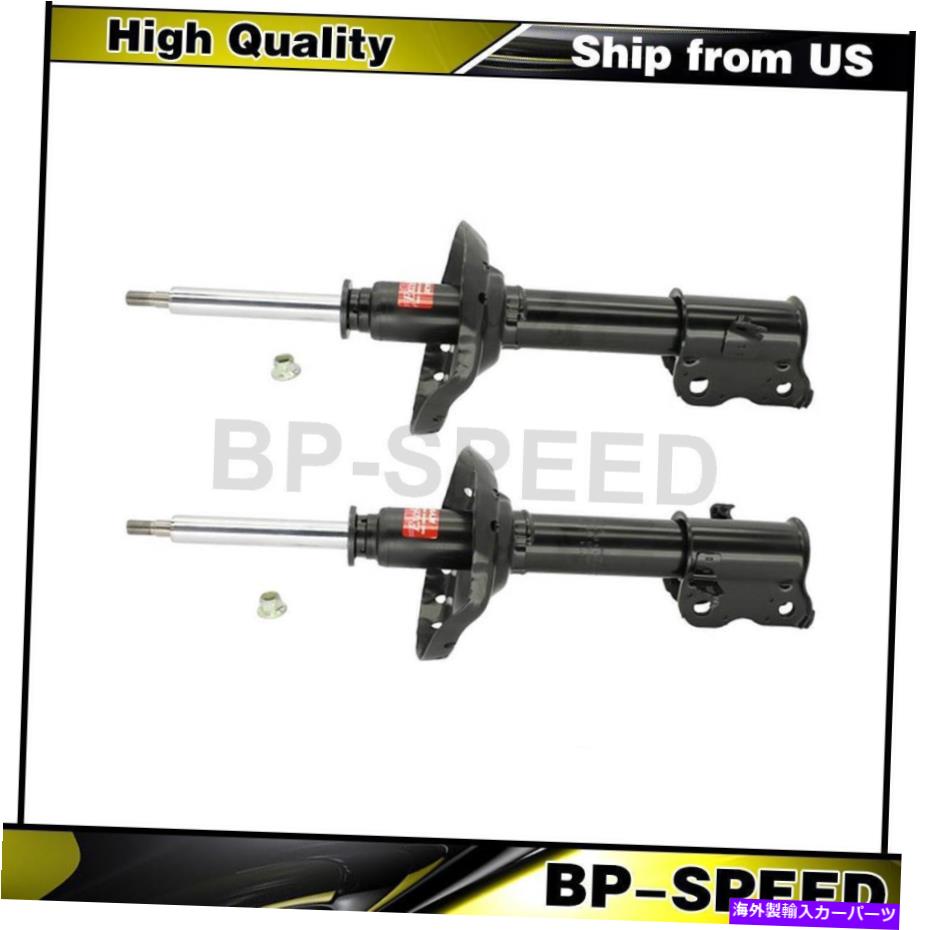 サスペンション Subaru Tribeca 2008-2014 2 x Kybフロント左前面サスペンションストラット Fits Subaru Tribeca 2008-2014 2 X KYB Front Left Front Right Suspension Strut【並行輸入品】