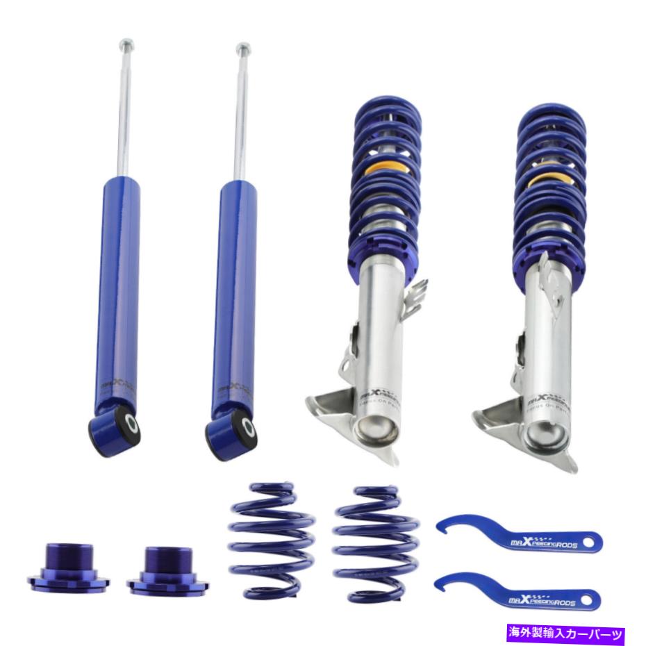 サスペンション BMW E36 3シリーズコイルオーバーショック用の赤い調整可能なサスペンションコイルオーバーキット Red Adjustable Suspension Coilover Kit for BMW E36 3 Series Coilovers Shocks【並行輸入品】|Us Custom Parts Shop USDM