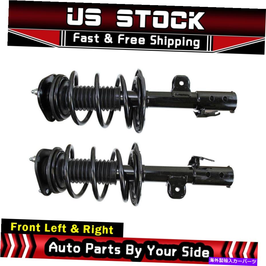 サスペンション モンフロントペアストラットコイルスプリングキット2PCS適合06-12トヨタRAV4 V6 3.5L T122 MON Front Pair Strut Coil Spring Kit 2pcs fits 06-12 Toyota RAV4 V6 3.5L T122【並行輸入品】