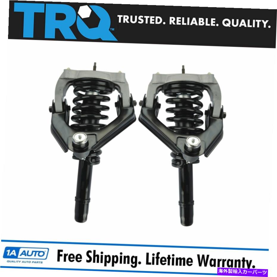 サスペンション TRQフロントストラットスプリングス＆アッパーコントロールアームキットSTRATUSセブリング用4のセット TRQ Front Struts Springs & Upper Control Arms Kit Set of 4 for Stratus Sebring【並行輸入品】