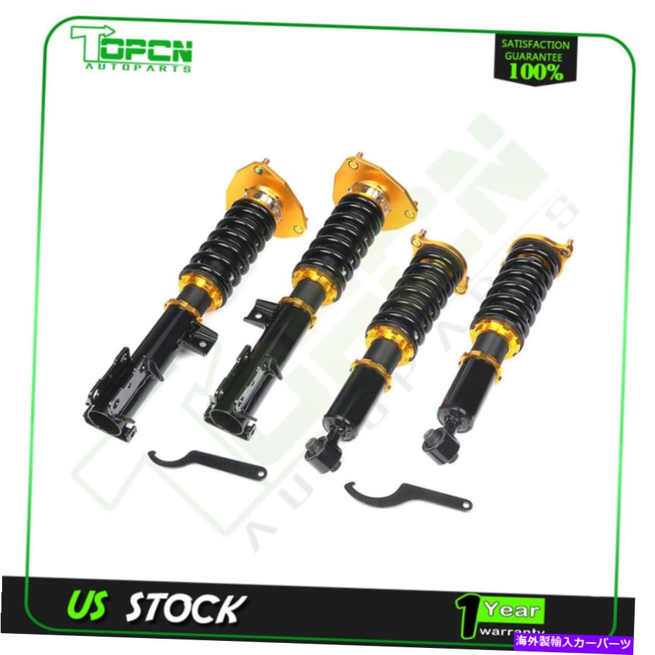 サスペンション 2000年から2005年にかけてサスペンションアジャルの高さショックストラット Coilovers Suspension Adj Height Shocks Struts For 2000-2005 Mitsubishi Eclipse【並行輸入品】