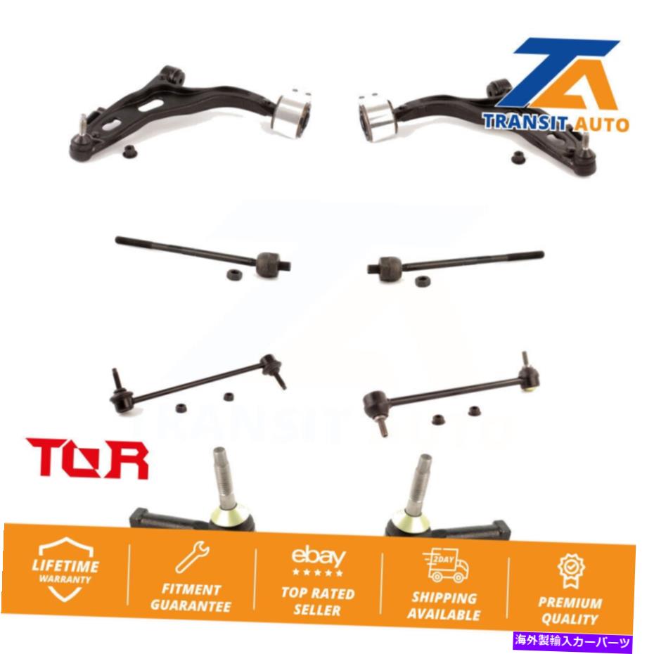 サスペンション フロントコントロールアーム＆ボールジョイントタイロッドエンドリンクキット（8pc）フォード500 Front Control Arm & Ball Joint Tie Rod End Link Kit (8Pc) For Ford Five Hundred【並行輸入品】