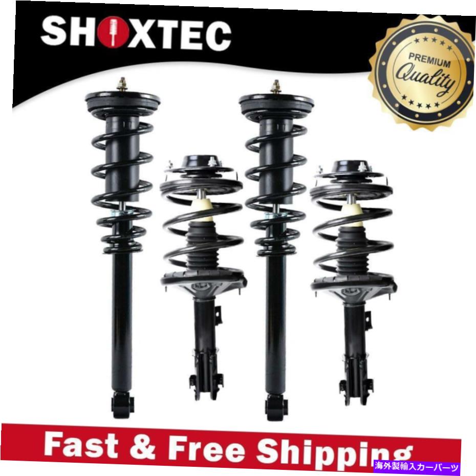 サスペンション 2001年から2005年にかけてのフルセット完全ストラットコイルスプリングアセンブリ Full Set Complete Struts Coil Spring Assembly for 2001-2005 Mitsubishi Eclipse【並行輸入品】