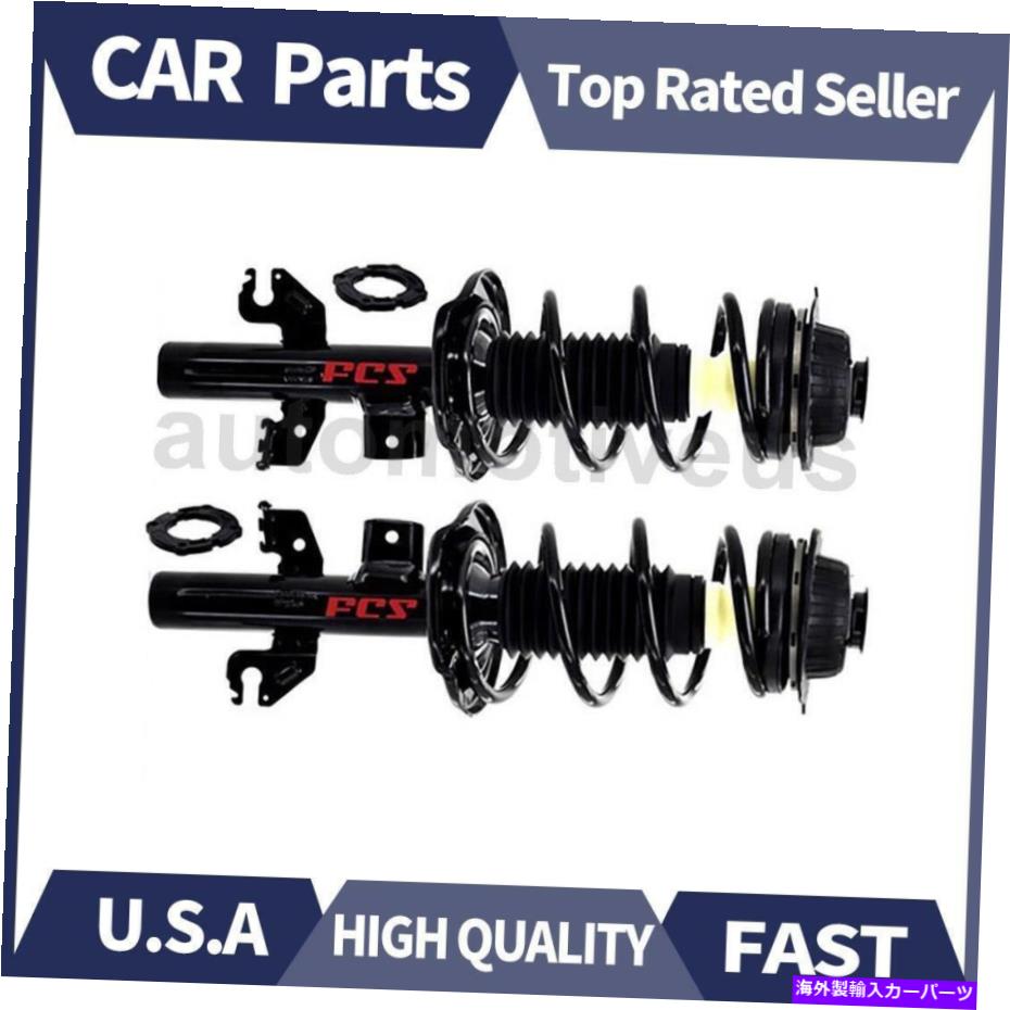 サスペンション フロントストラットとコイルスプリングアセンブリ。 2 x Dodge 2013-2016のフォーカスオートパーツ Front Strut and Coil Spring Assy. 2 X Focus Auto Parts For Dodge 2013-2016【並行輸入品】