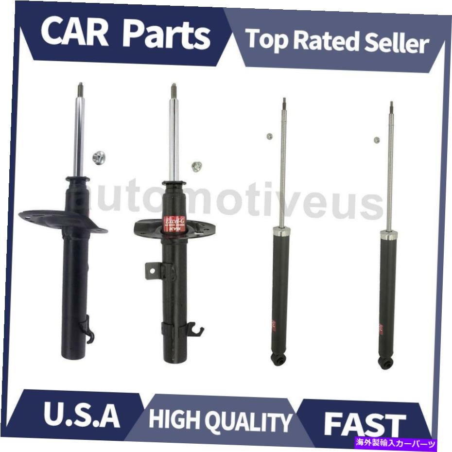 サスペンション KYB 4PCSフロント +リアショックアブソーバーストラット2006-2011フォードフォーカス KYB 4PCS Front + Rear Shock Absorber Strut For 2006-2011 Ford Focus【並行輸入品】|Us Custom Parts Shop USDM