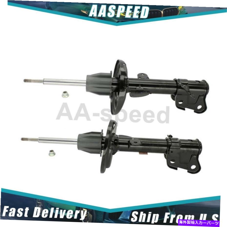 サスペンション 2xフロントフロント右右右Kybショック＆ストラットサスペンションストラットAcura mdx zdx 2X Front Left Front Right KYB Shocks & Struts Suspension Strut For Acura MDX ZDX【並行輸入品】