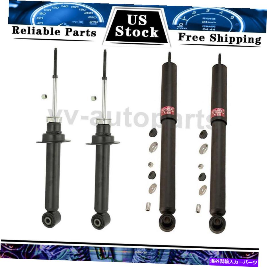 サスペンション 2001年から2004年のモンテロのフロントリアKYBショック&ストラット4PCS Front Rear KYB Shocks & Struts 4PCS For 2001-2004 Mitsubishi Montero【並行輸入品】|Us Custom Parts Shop USDM