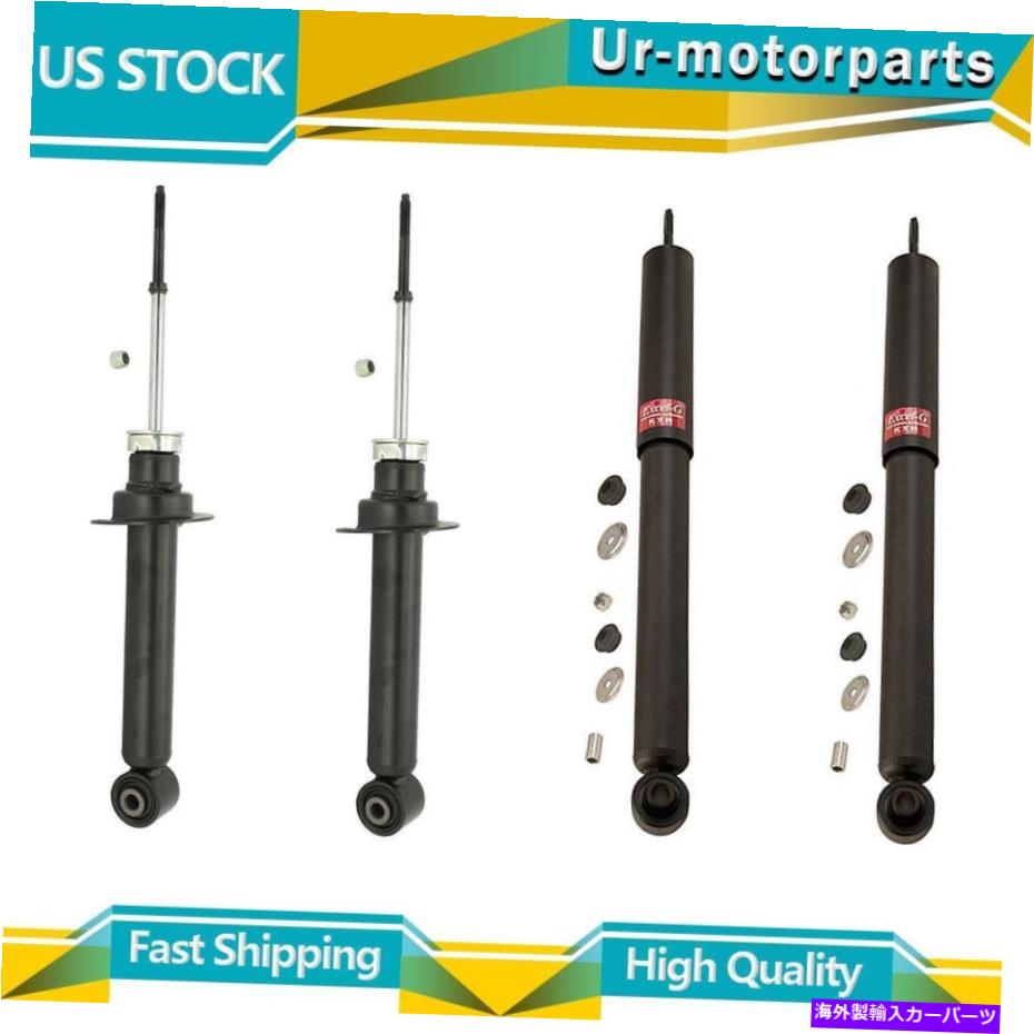 サスペンション Kyb Shocks＆Strutsショックアブソーバーサスペンションストラット4xフィットMitsubishi Montero KYB Shocks & Struts Shock Absorber Suspension Strut 4x Fits Mitsubishi Montero【並行輸入品】