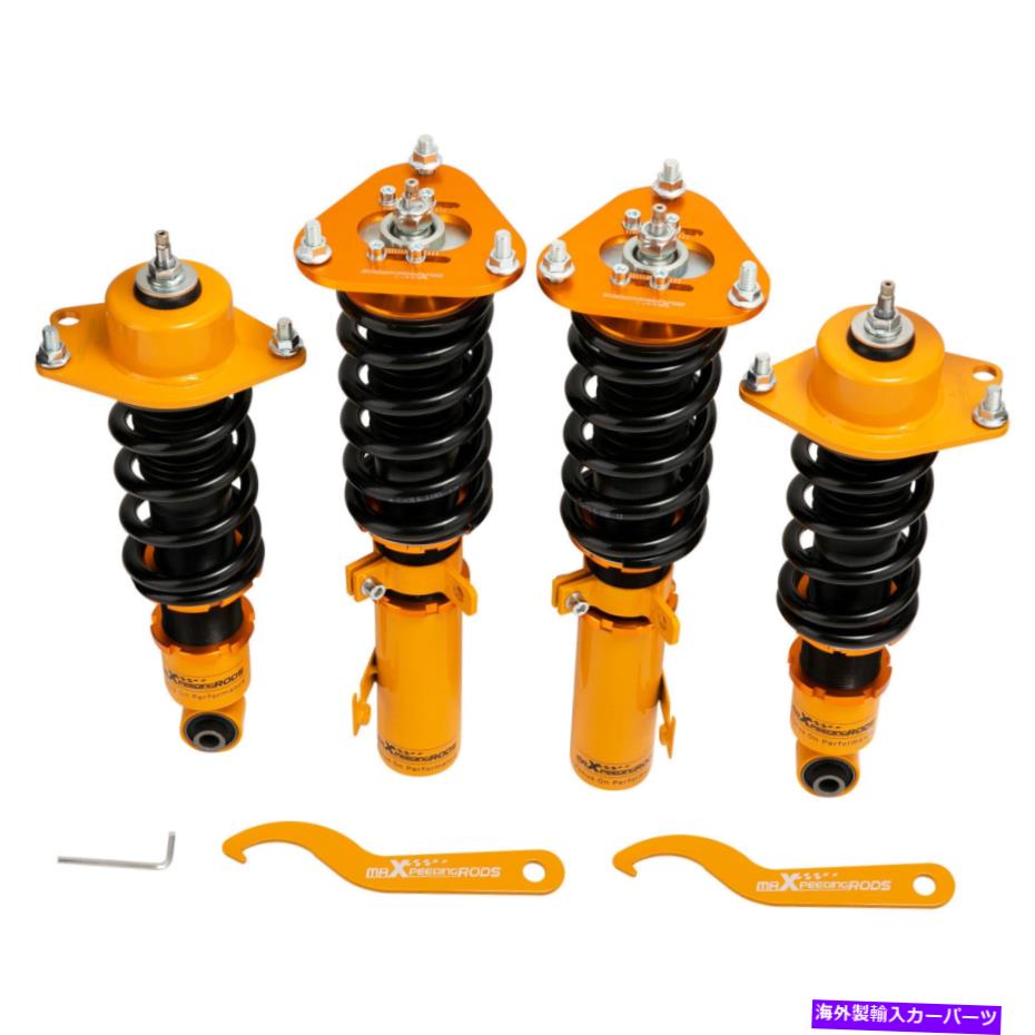 サスペンション トヨタセリカ2000-2006用の調整可能な減衰コイルズサスペンションコイル Adjustable Damping Coilovers Suspension Coils for Toyota Celica 2000-2006【並行輸入品】