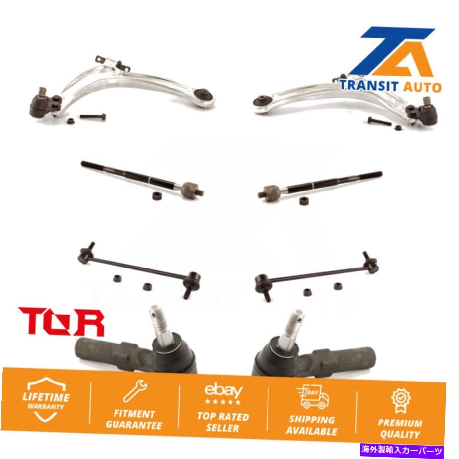 サスペンション シボレーHHR用のフロントコントロールアームとボールジョイントタイロッドエンドリンクキット（8PC） Front Control Arm And Ball Joint Tie Rod End Link Kit (8Pc) For Chevrolet HHR【並行輸入品】