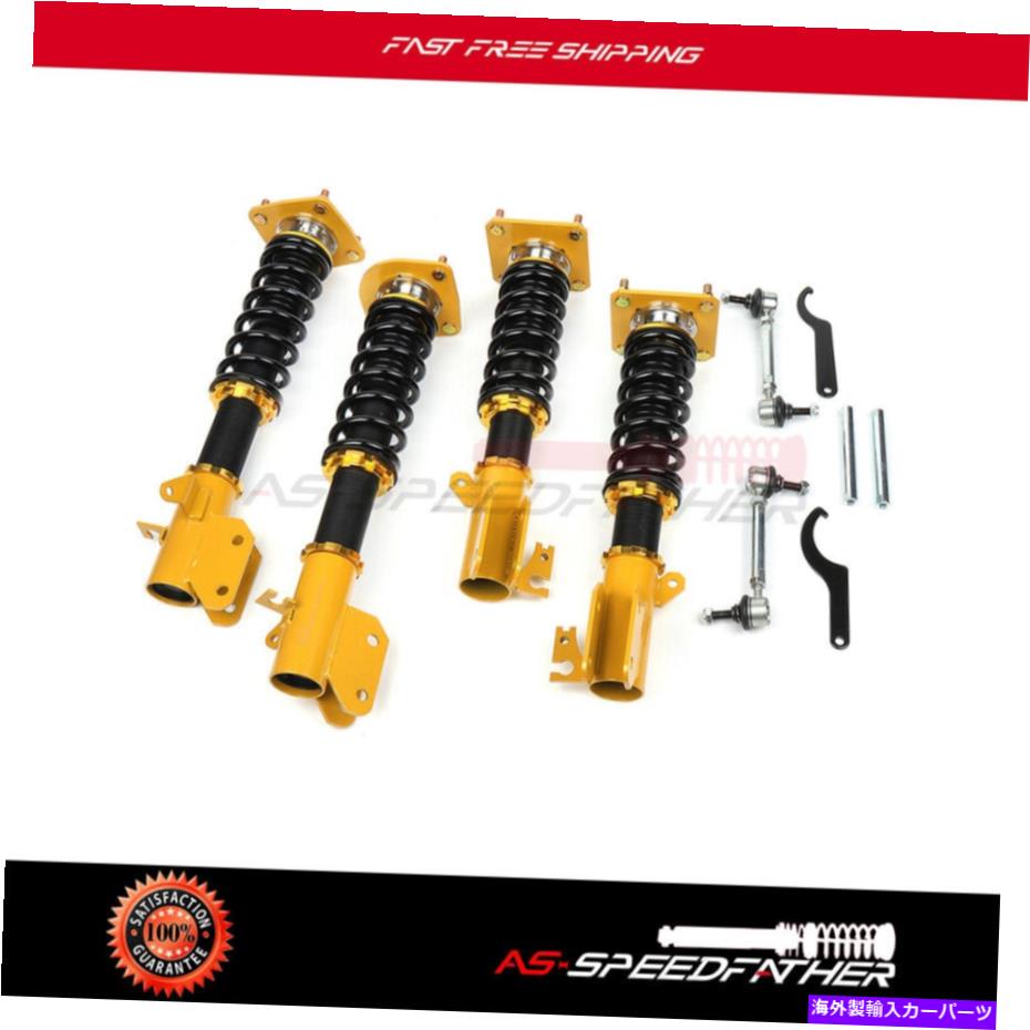 サスペンション コイルオーバーストラットショックサスペンションキットadj height fits mazda 323 1999-2003 Coilovers Struts Shocks Suspension Kits Adj Height Fits Mazda 323 1999-2003【並行輸入品】
