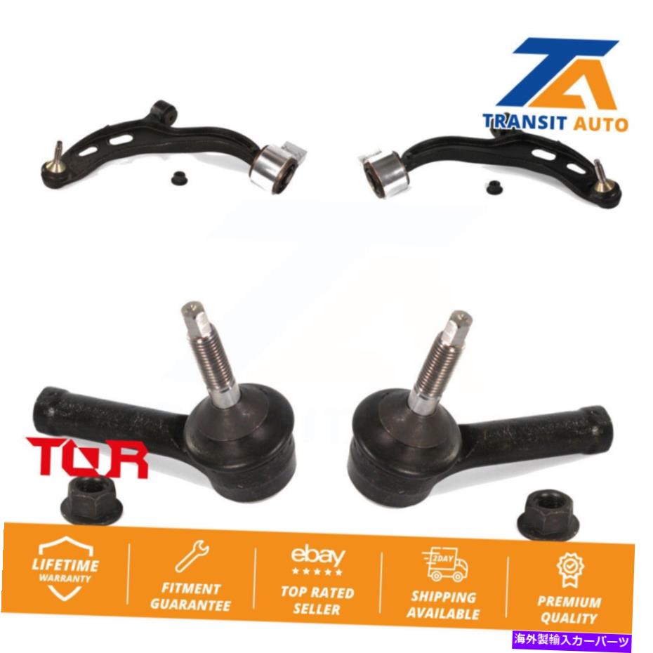 サスペンション フロントサスペンションコントロールアームアセンブリタイロッドエンドキットフォード警察セダンフレックス Front Suspension Control Arm Assembly Tie Rod End Kit For Ford Police Sedan Flex【並行輸入品】